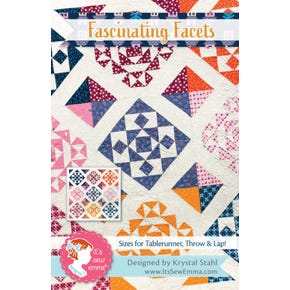 Fascinating Facets Quilt Pattern | It's Sew Emma #ISE-239
