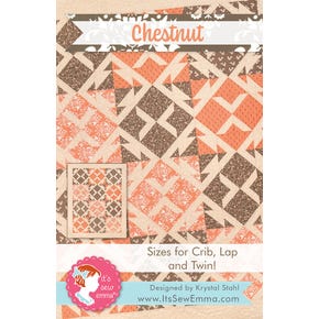 Chestnut Quilt Pattern | It's Sew Emma #ISE-233