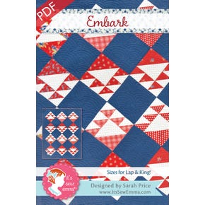 Embark Downloadable PDF Quilt Pattern | It's Sew Emma