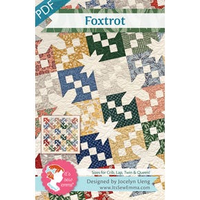 Foxtrot Downloadable PDF Quilt Pattern | It's Sew Emma