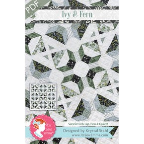 Ivy & Fern Downloadable PDF Quilt Pattern | It's Sew Emma