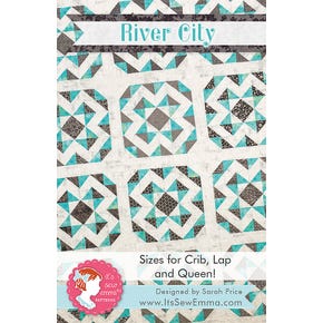 River City Quilt Pattern | It's Sew Emma #ISE-201