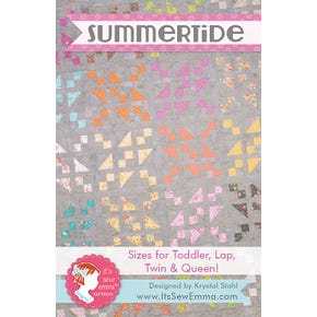 Summertide Quilt Pattern | It's Sew Emma #ISE-207