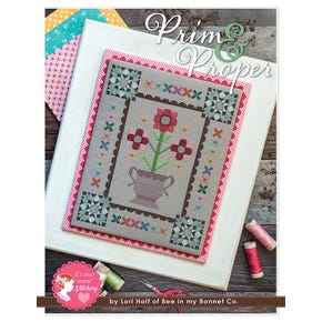 Prim & Proper Cross Stitch Pattern | Lori Holt of Bee in my Bonnet with It's Sew Emma #ISE-435