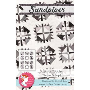 Sandpiper Downloadable PDF Quilt Pattern| It's Sew Emma