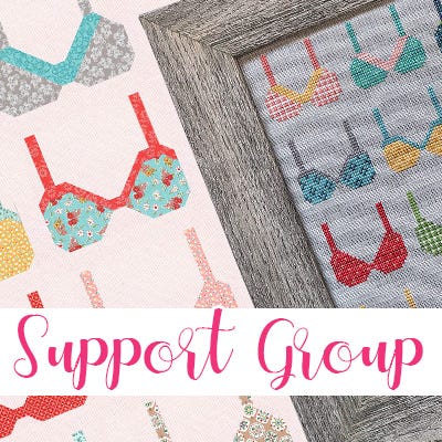 Support Group Stitch and Quilt Along