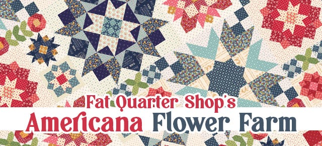 Americana Flower Farm Sampler Quilt Along