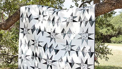 New Black Diamonds Block Tutorial and Quilt Pattern