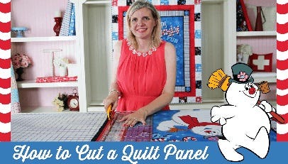 How to Cut a Quilt Panel