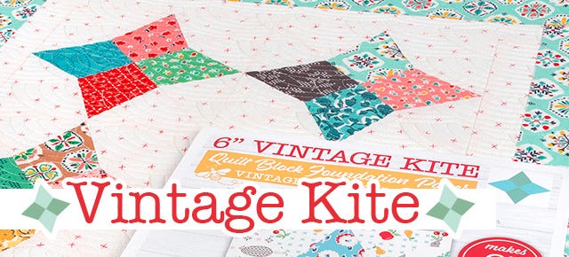 Vintage Kite Quilt Along